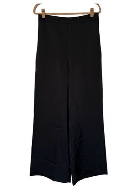 House of Harlow 1960 Wide Leg Satin Pants Womens Large Black